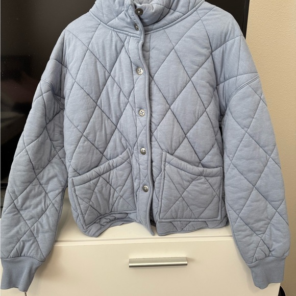 Wild Fable Quilted Light Blue Jacket - Picture 1 of 1